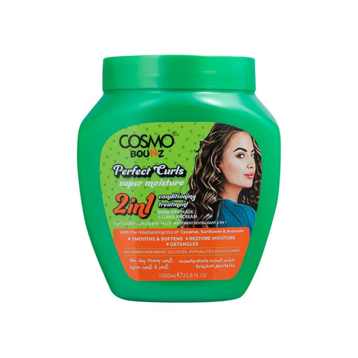 Bounz 2in1 Hair Treatment Super 1000ml Curl - Cosmo - 1