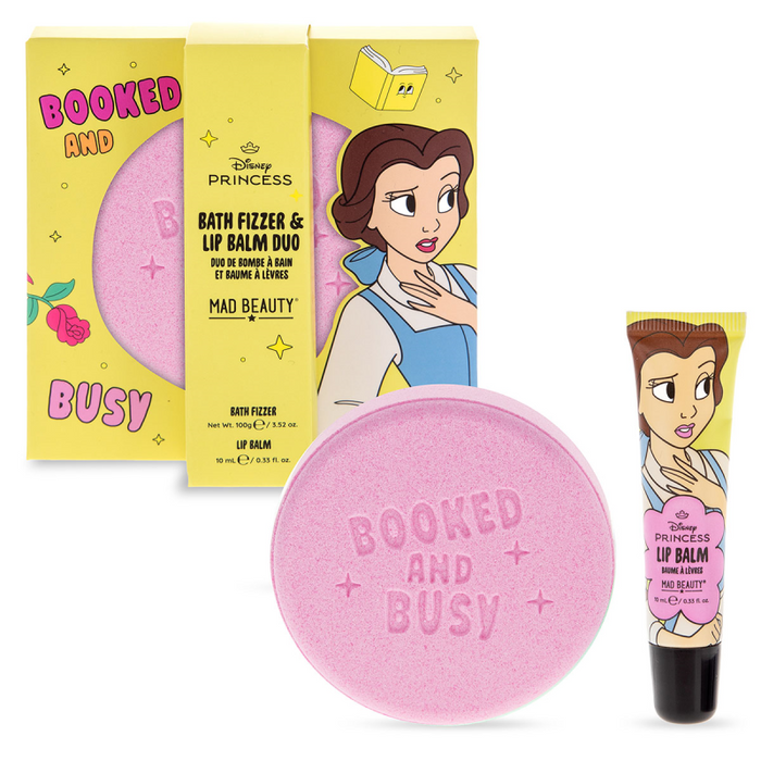 Set de Bomba de Baño y Bálsamo Labial Princess Express Yourself - Mad Beauty : Bella - 1