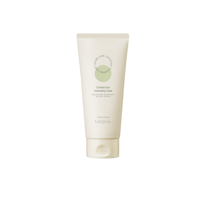 Espuma Limpiadora Creamy Latte Té Verde 180ml - Missha - 1