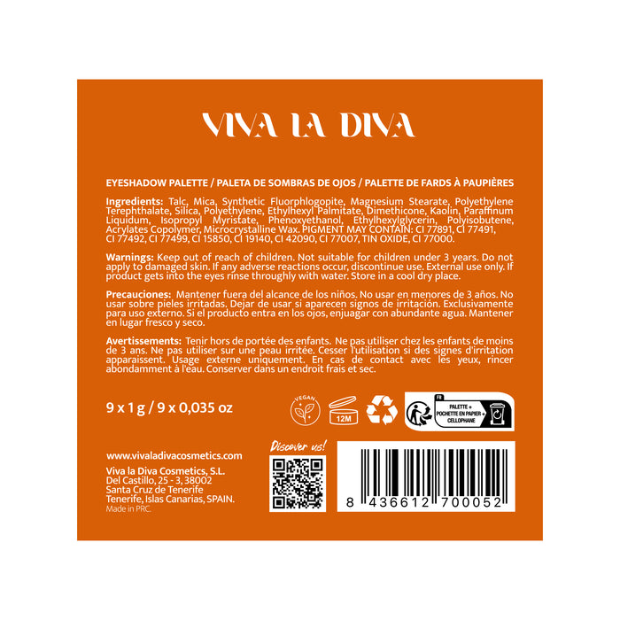 Paleta de Sombras Mood Savage - Viva la Diva - 1