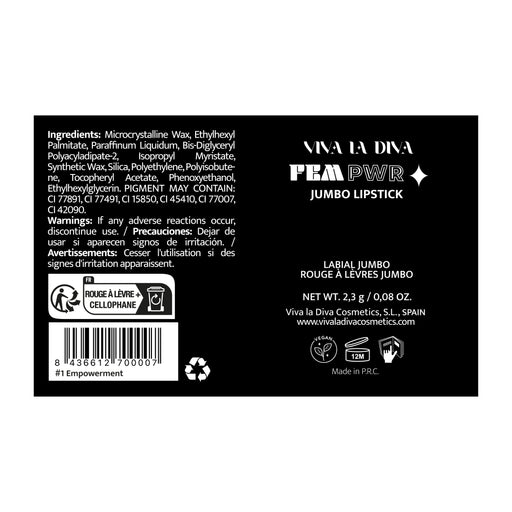Barra de Labios Fem-power Jumbo Lipstick - Viva la Diva - 1