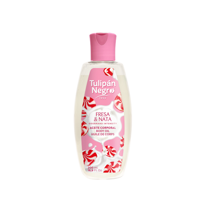 Aceite Corporal Fresa & Nata 200 ml - Tulipan Negro - 1