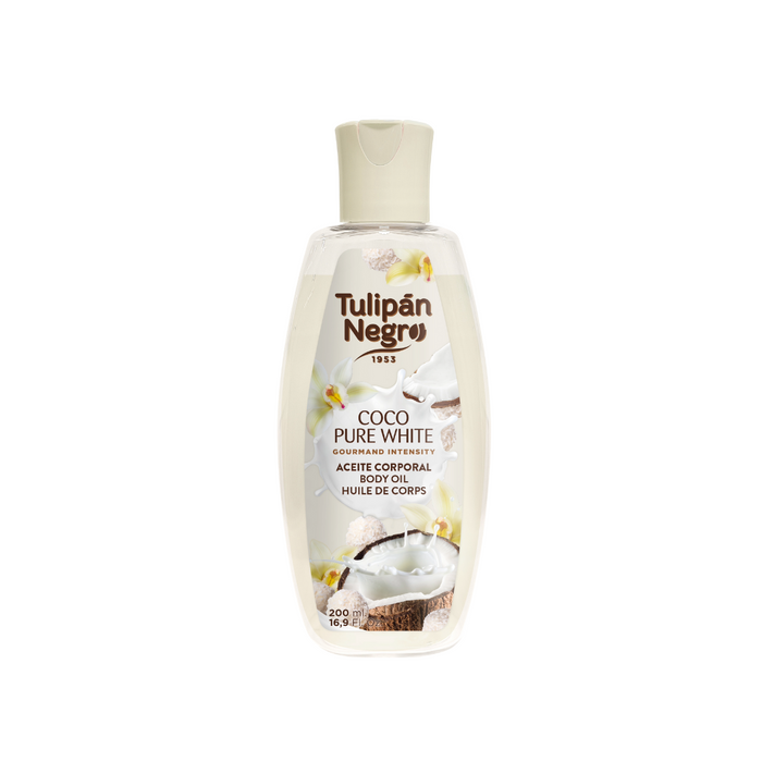 Aceite Corporal Coco Pure White 200ml - Tulipan Negro - 1