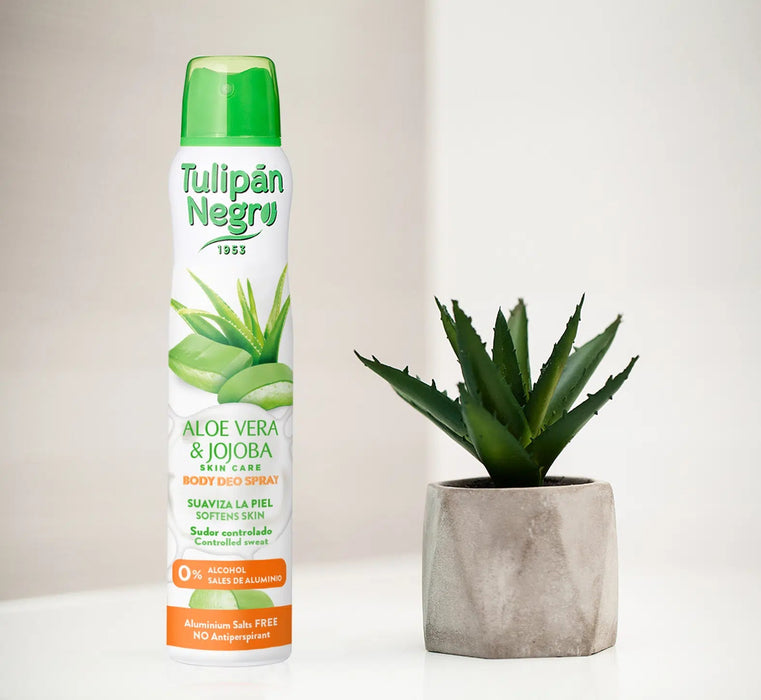 Desodorante en Spray Aloe Vera y Jojoba 200ml - Tulipan Negro - 3