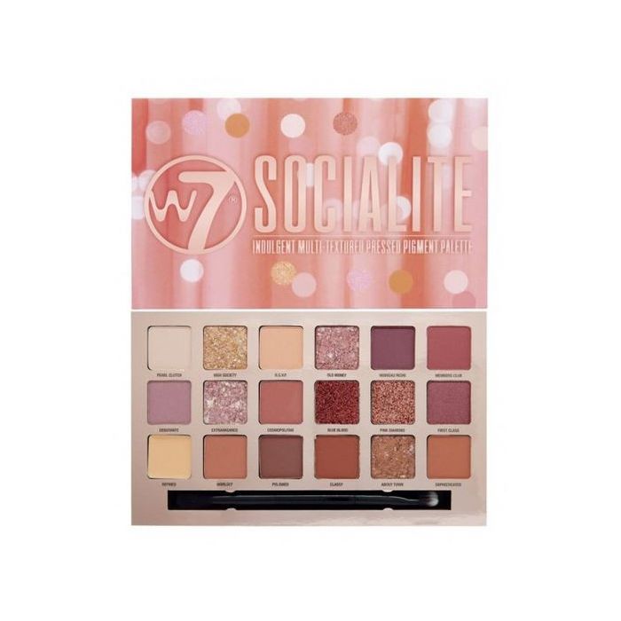 Paleta de Sombras de Ojos - Socialité - W7 - 1
