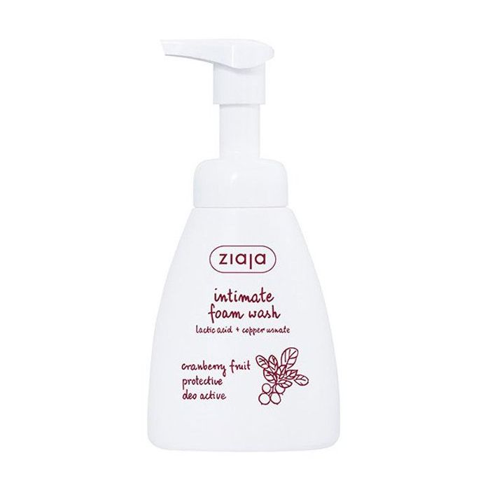 Espuma Suave con Dispensador de Higiene íntima Diaria de Arándano 250 ml - Ziaja - 1